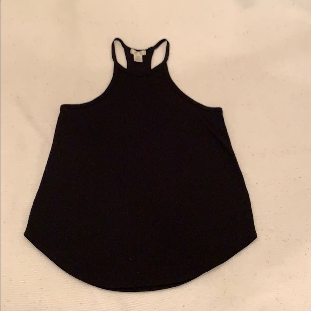 Black tank top